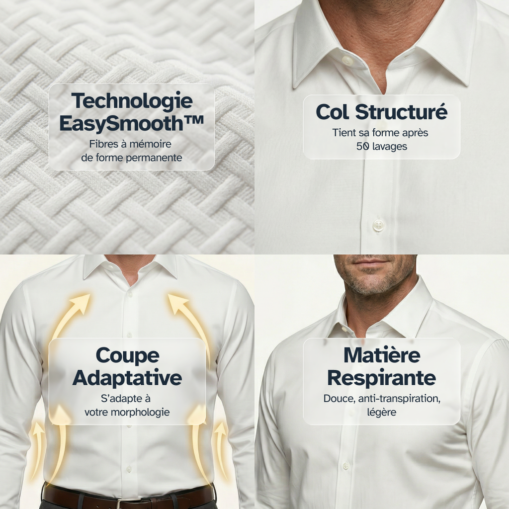 Chemise Infroissable - Coupe Ajustée
