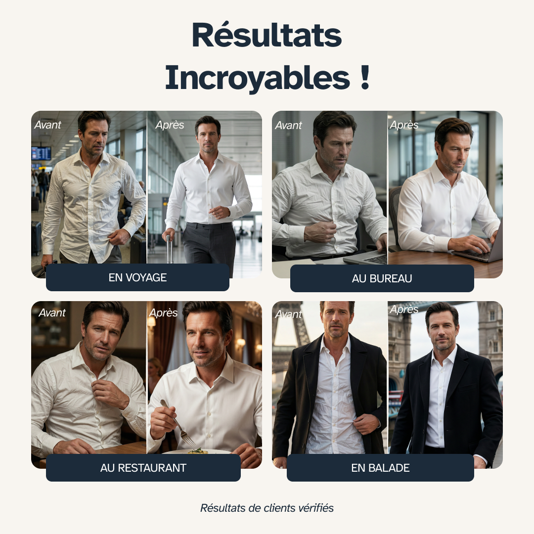 Chemise Infroissable - Coupe Ajustée